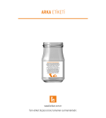 212ml Standart Kavanoz Etiketi