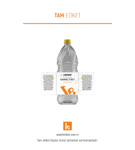 2LT Yağ Şişe Etiketi