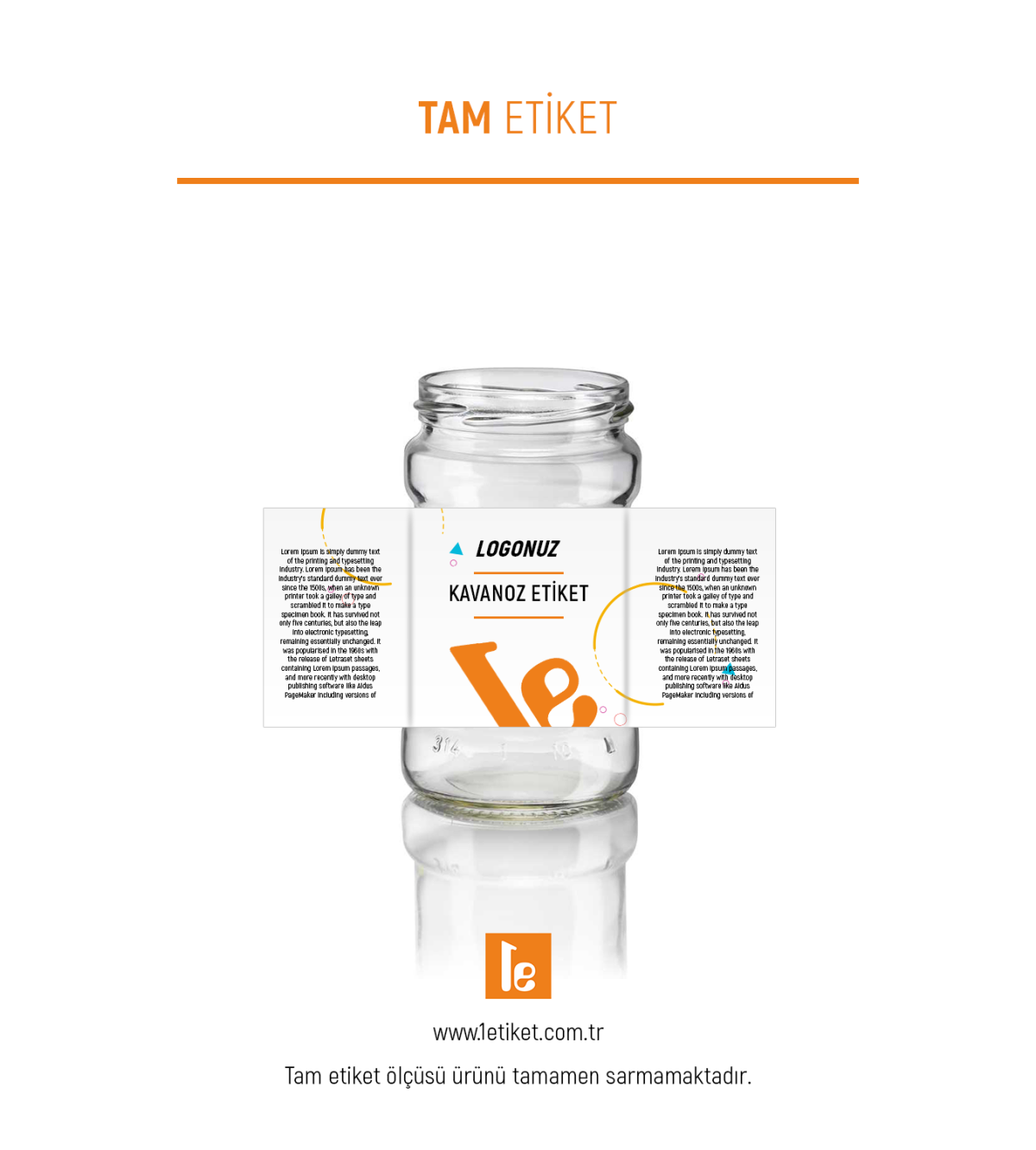 314ml Standart Kavanoz Etiketi