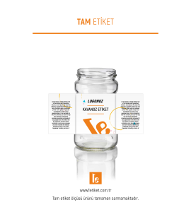 314ml Standart Kavanoz Etiketi