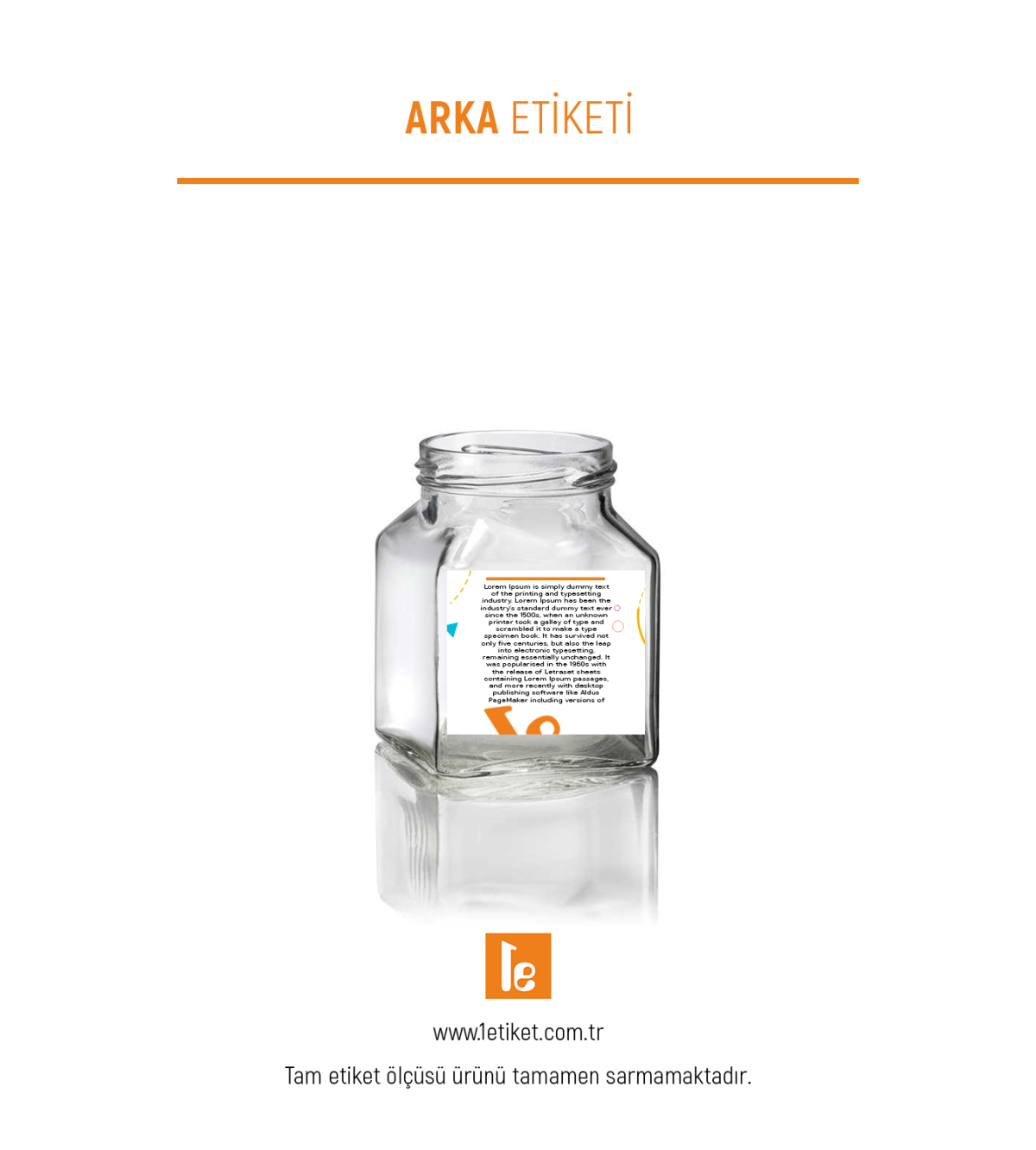 314ml Standart Kavanoz Etiketi