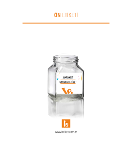 314ml Standart Kavanoz Etiketi