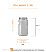 370ml Standart Kavanoz Etiketi