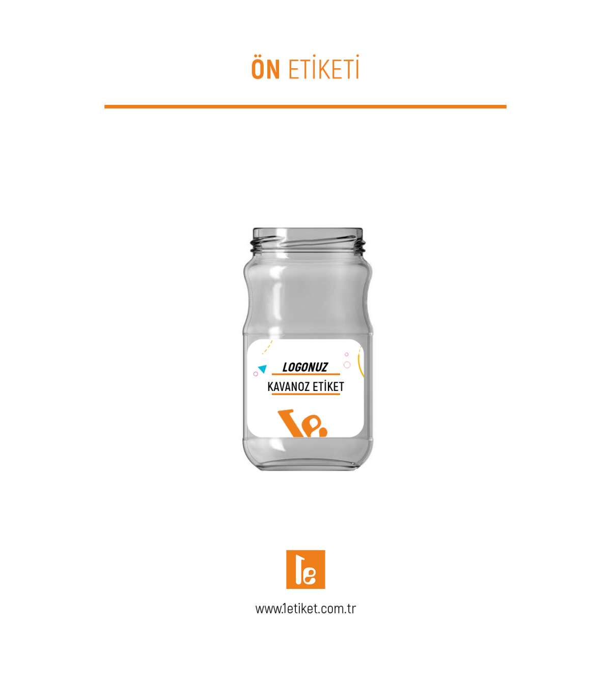 370ml Standart Kavanoz Etiketi