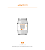 370ml Standart Kavanoz Etiketi