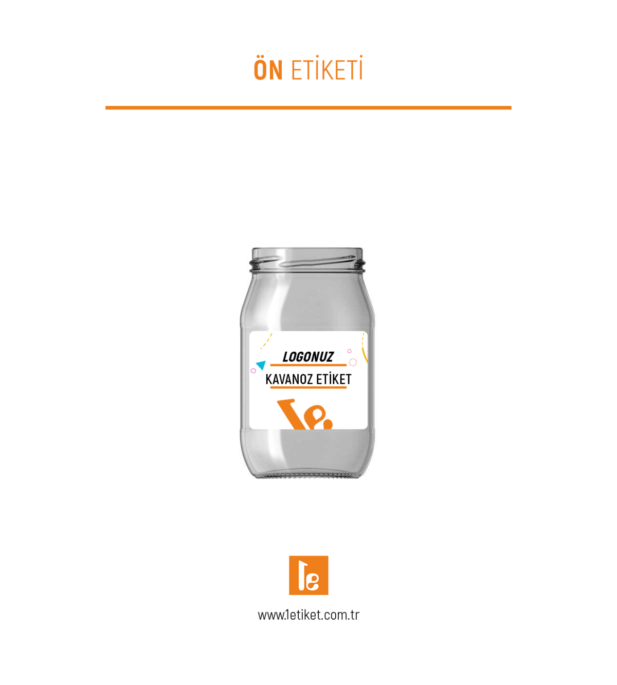 370ml Standart Kavanoz Etiketi