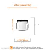 400ml Standart Kavanoz Etiketi
