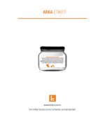 400ml Standart Kavanoz Etiketi