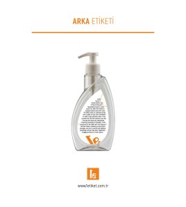 400ml Temizlik Şişesi Etiketi