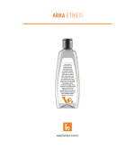 400ml Temizlik Şişesi Etiketi