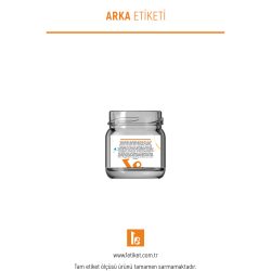 40ml Standart Kavanoz Etiketi