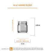 40ml Standart Kavanoz Etiketi
