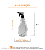 500ml Temizlik Şişesi Etiketi