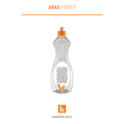 500ml Temizlik Şişesi Etiketi