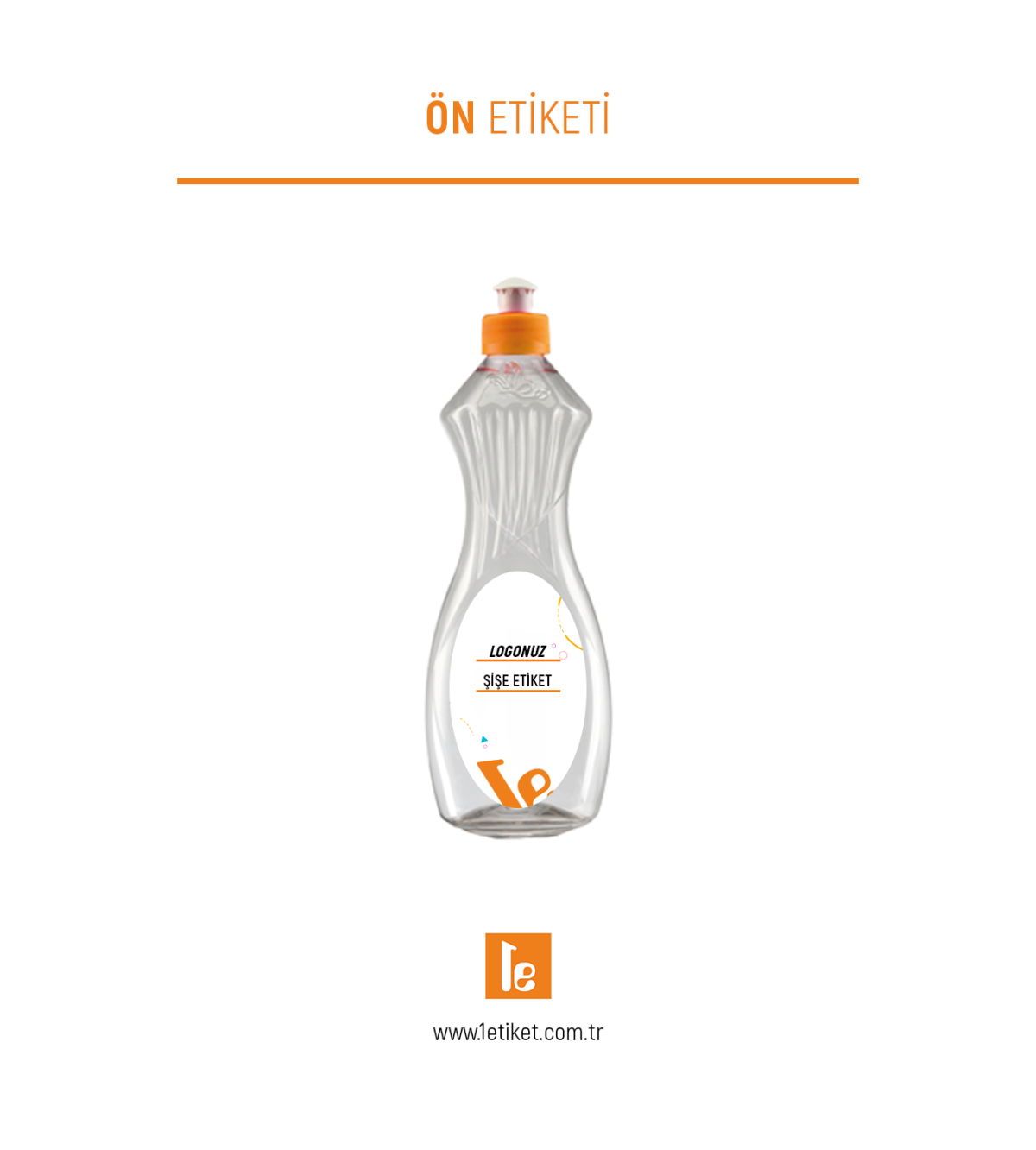 500ml Temizlik Şişesi Etiketi