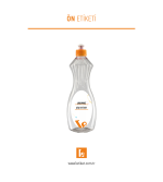 500ml Temizlik Şişesi Etiketi