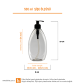 500ml Temizlik Şişesi Etiketi