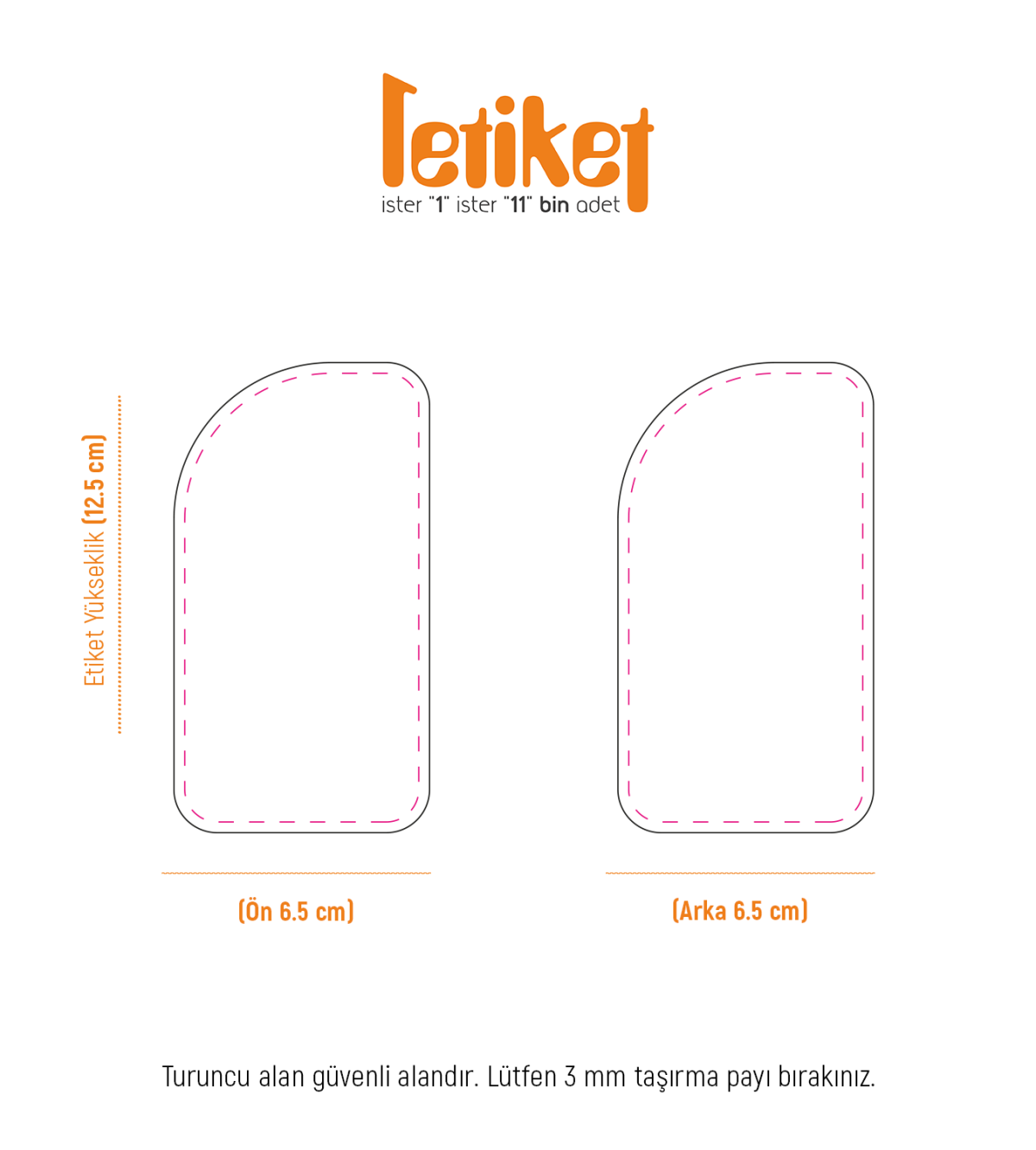 500ml Temizlik Şişesi Etiketi