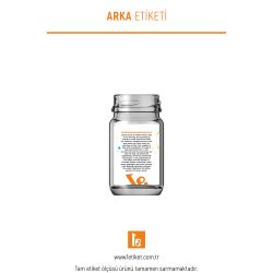 67ml Standart Kavanoz Etiketi