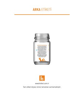 67ml Standart Kavanoz Etiketi