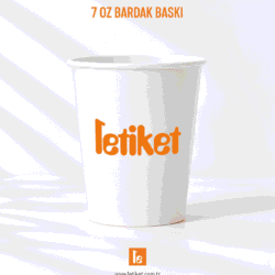 7 oz bardak baskı örneği