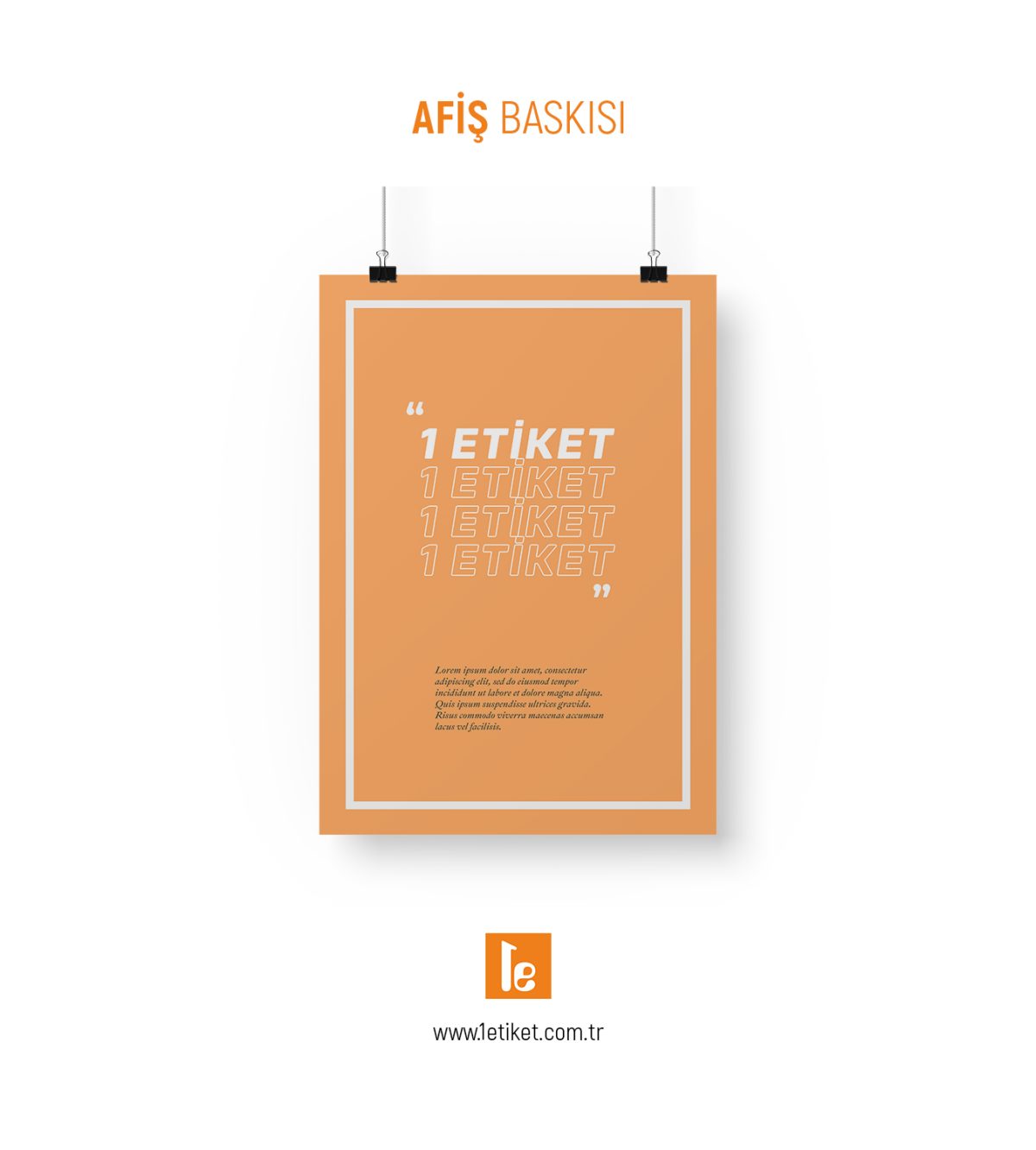 Afiş Baskısı 50x70