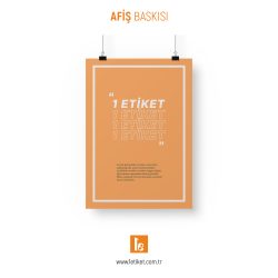 Afiş Baskısı 33x48 (Toptan)