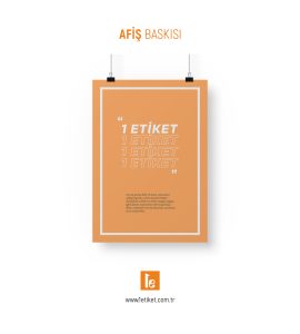 Afiş Baskısı 33x48 (Toptan)