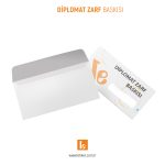 Diplomat Zarf Baskısı 10.5x24cm