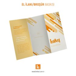El İlanı / Broşür 19x20 Kırımsız