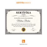Sertifika Standart Baskısı