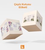 24'lü Çeyiz Kolisi Etiketi
