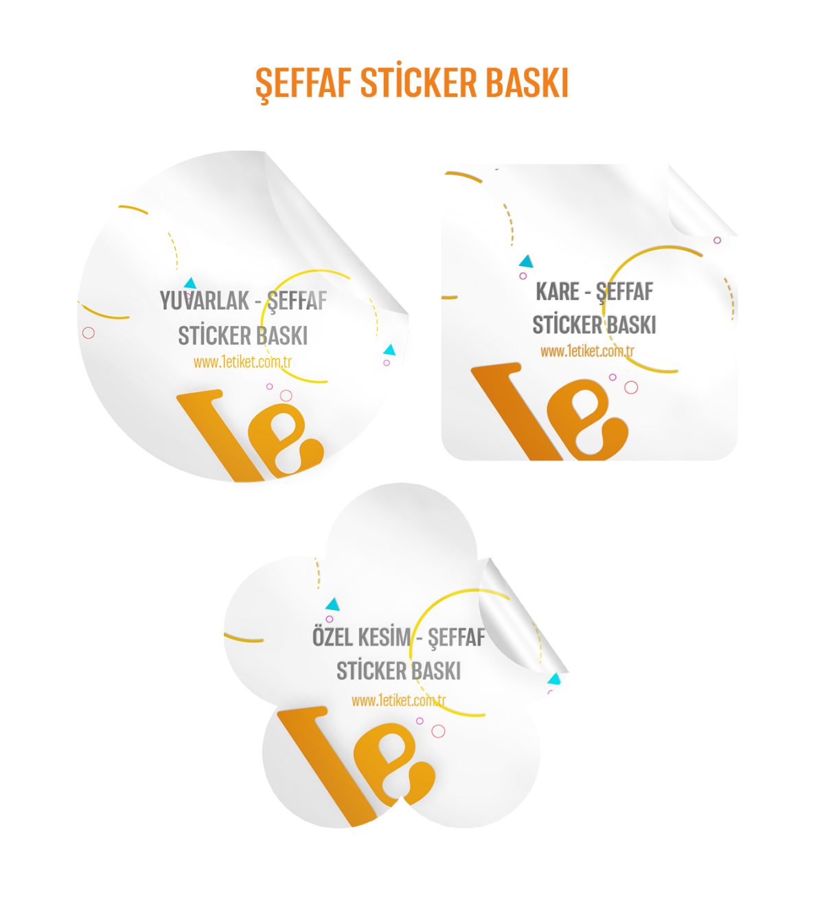 Şeffaf Sticker