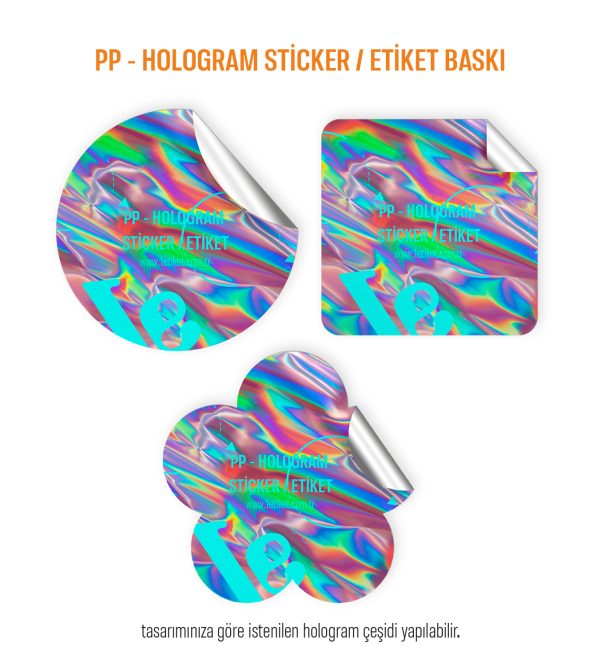 Hologram Etiket / Sticker Baskı
