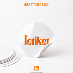 Kuşe Sticker 3 kuşe sticker