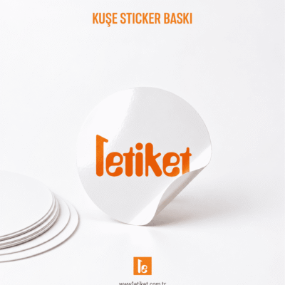 Kuşe Sticker 3 Kuşe Sticker