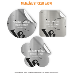 Metalize Sticker Baskı