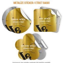 Metalize Sticker / Etiket