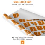 Tabaka Sticker Baskı