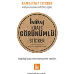 kraft etiket