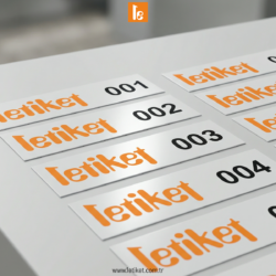 Numaratörlü Sticker / Etiket Baskı