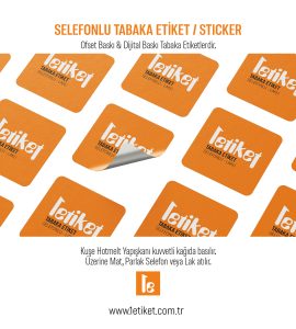 Selefonlu Sticker