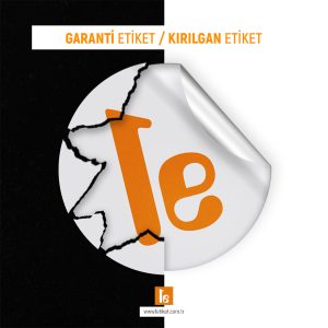 Kırılgan etiket baskı