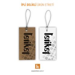 Ipli Delikli Urun Etiketi