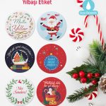 Yılbaşı Sticker / Etiket