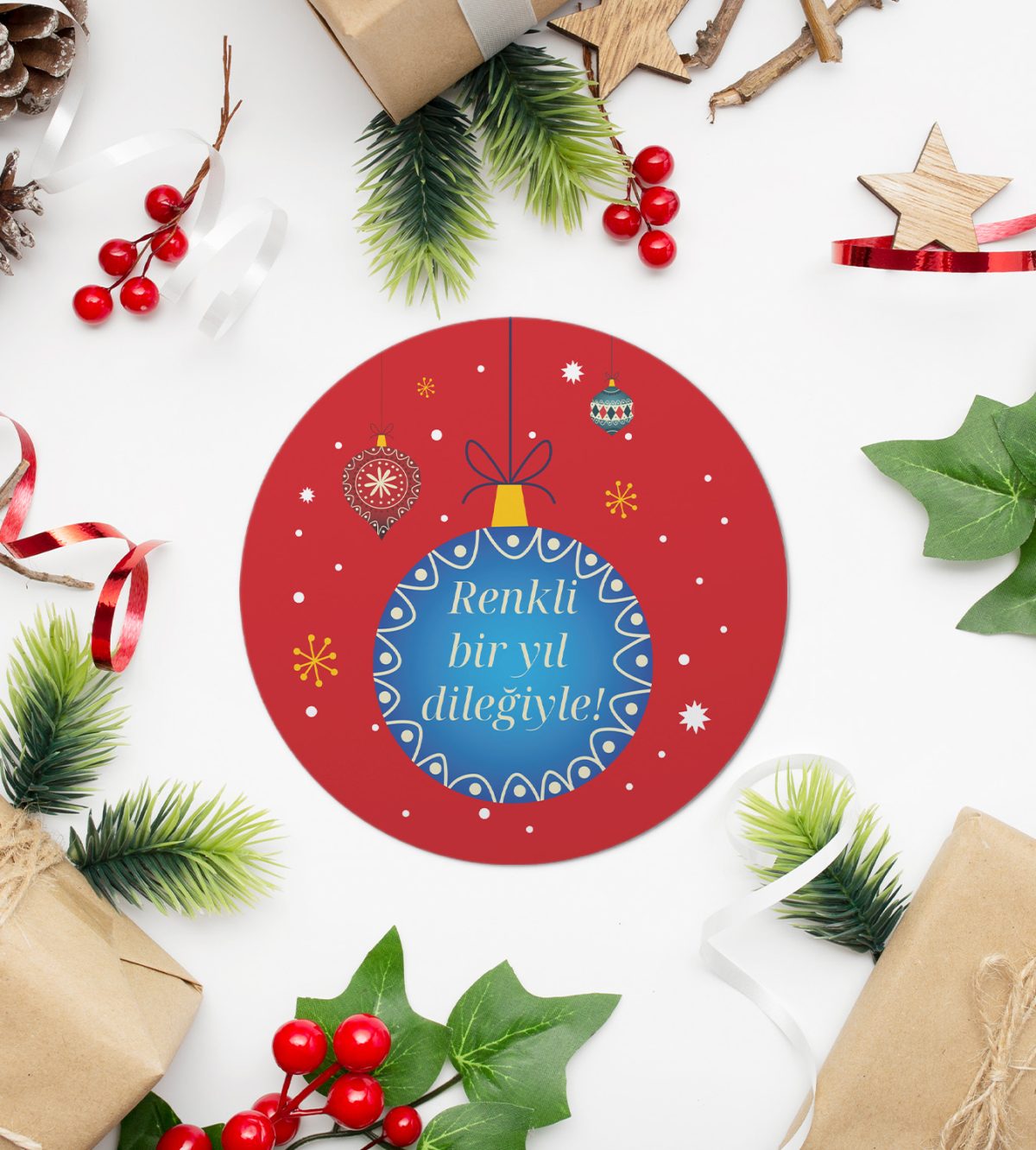 Yılbaşı Sticker / Etiket - Görsel 5
