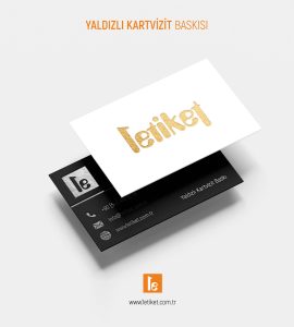 Varak Yaldızlı Kartvizit