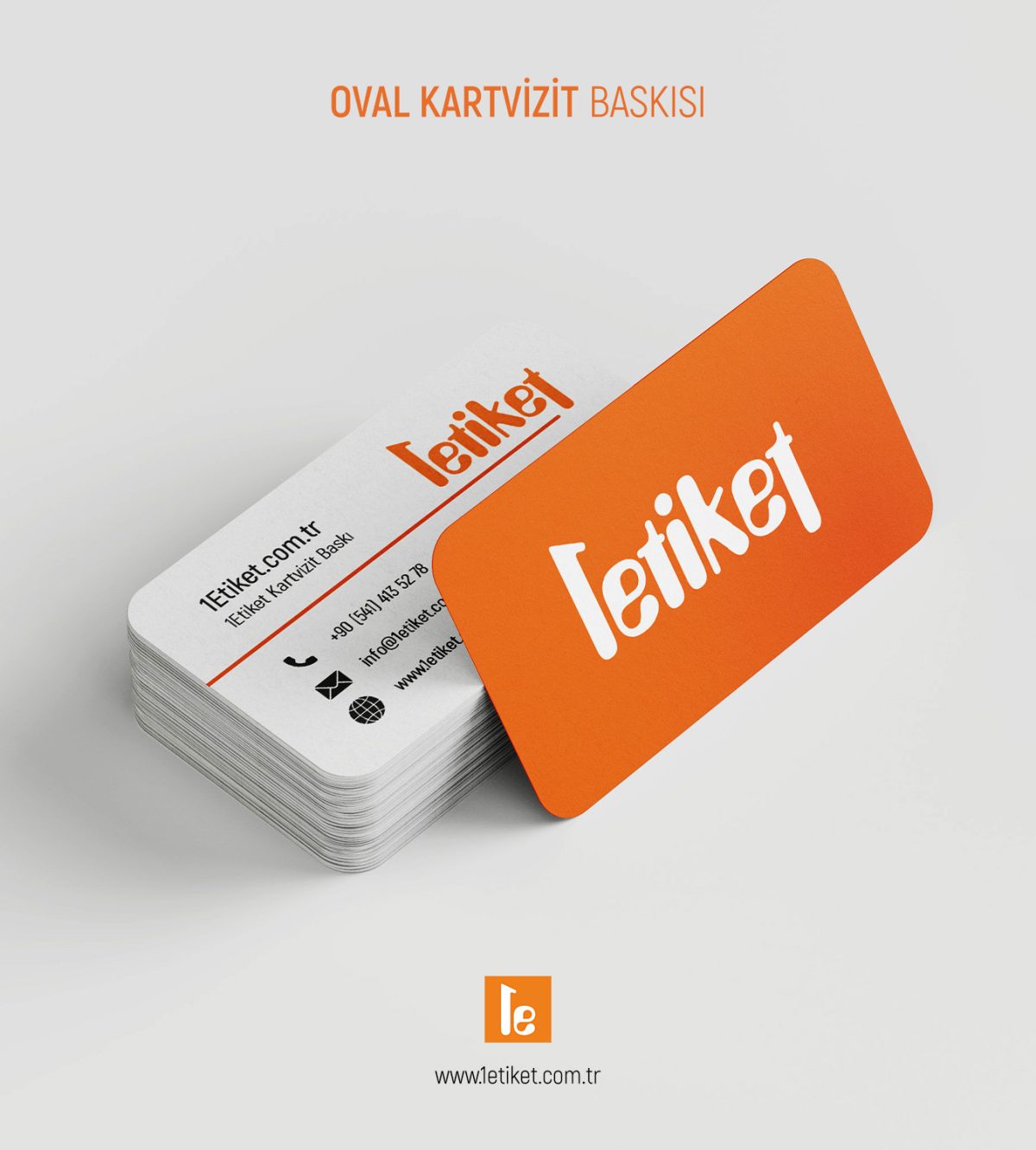 Oval Kesim Kartvizit
