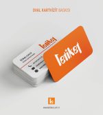 Oval Kesim Kartvizit Baskı