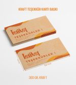 Teşekkür Kartı Baskı - Görsel 2